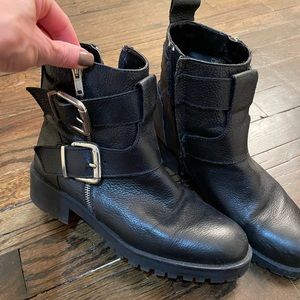 Zara motorcycle boots